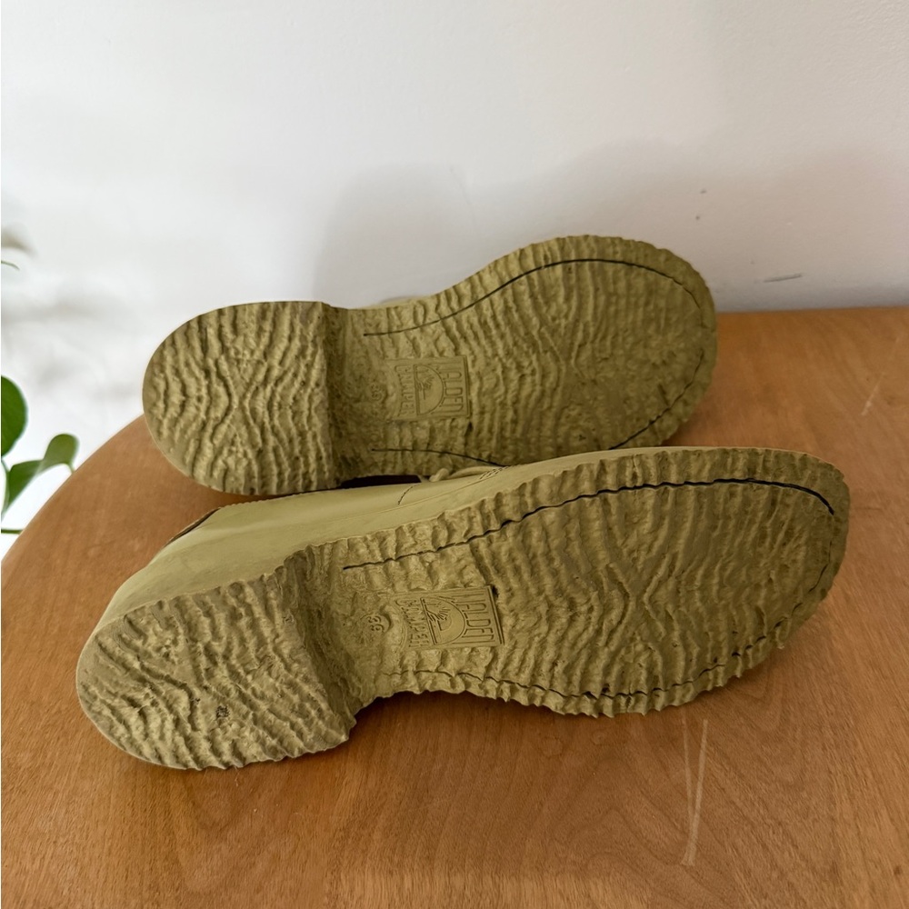 Camper Green Walden Leather Shoes - Picture 3 of 5
